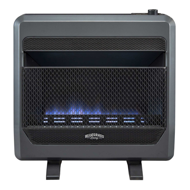 Bluegrass Living Natural Gas Vent Free Blue Flame Gas Space Heater 30000 BTU