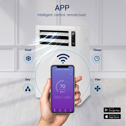 v11000 BTU Smart WiFi Enabled Portable Air Conditioner