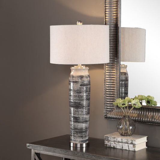 Armstrong Dark Gray Table Lamp
